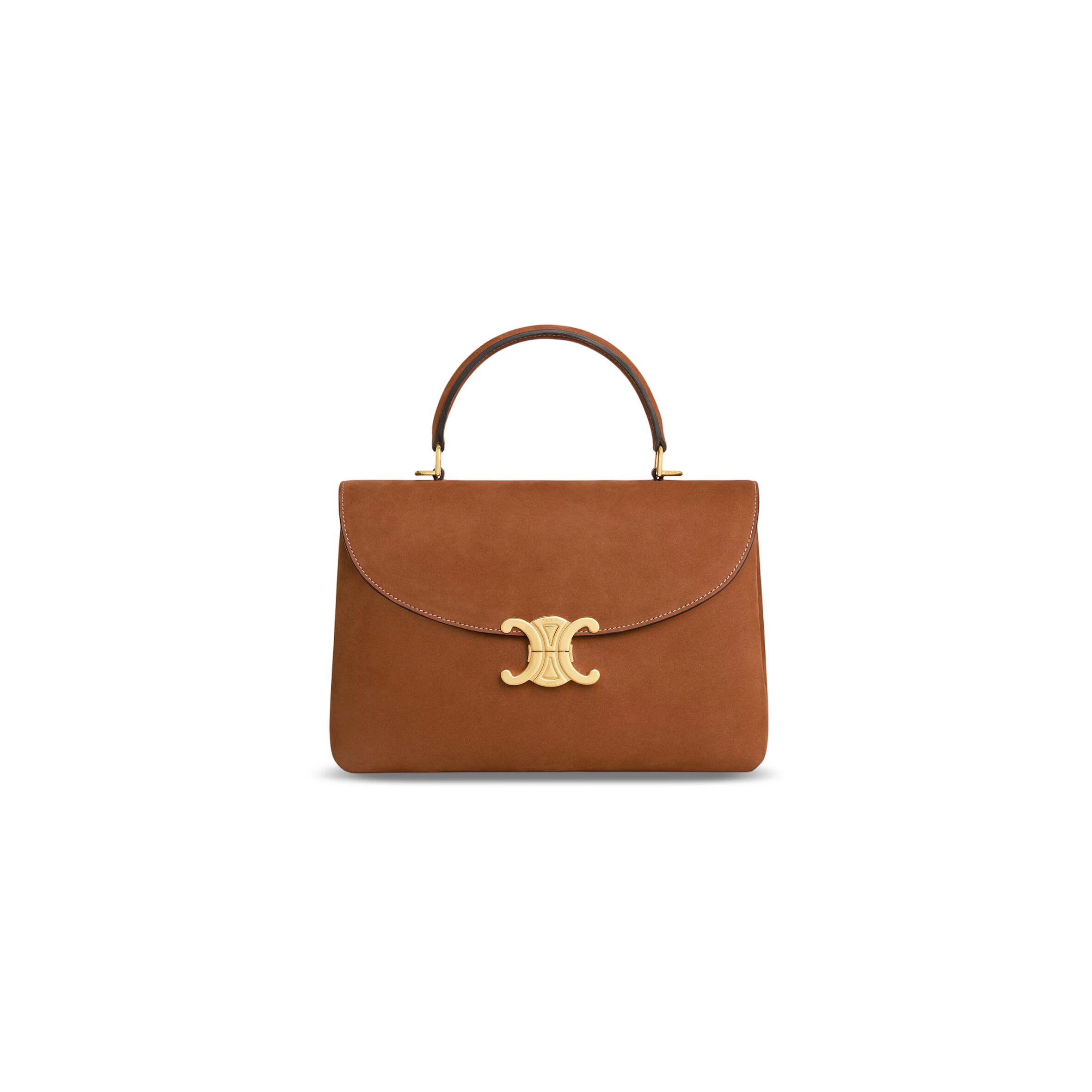 CELINE MEDIUM NINO BAG IN NUBUCK CALFSKIN 117523GR5.02CM (25*17.5*10cm)